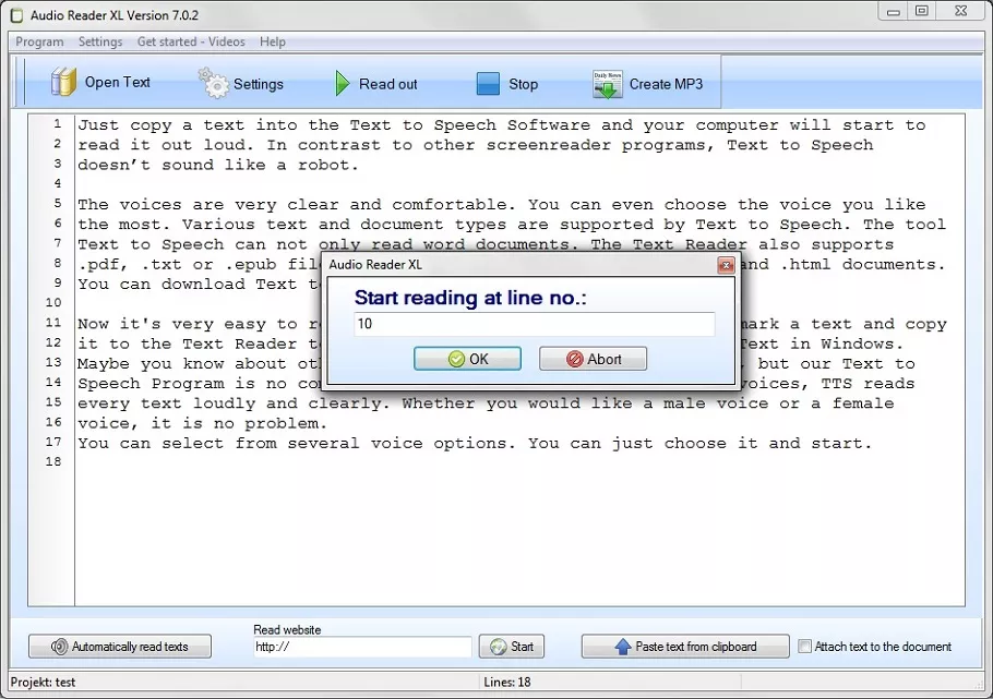 Text Reader Software Free Download