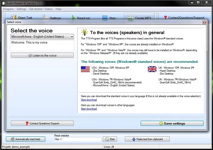 Voice Reader Software Windows